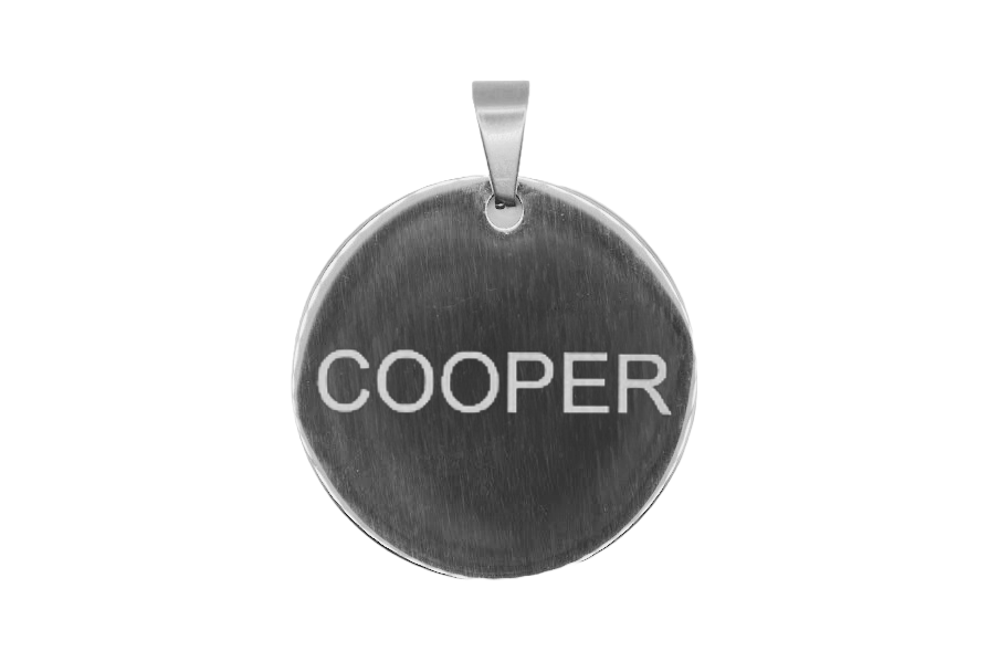 PLACA DE IDENTIFICACIÓN PERSONALIZABLE PARA MASCOTAS