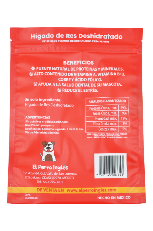 HÍGADO DE RES DESHIDRATADO