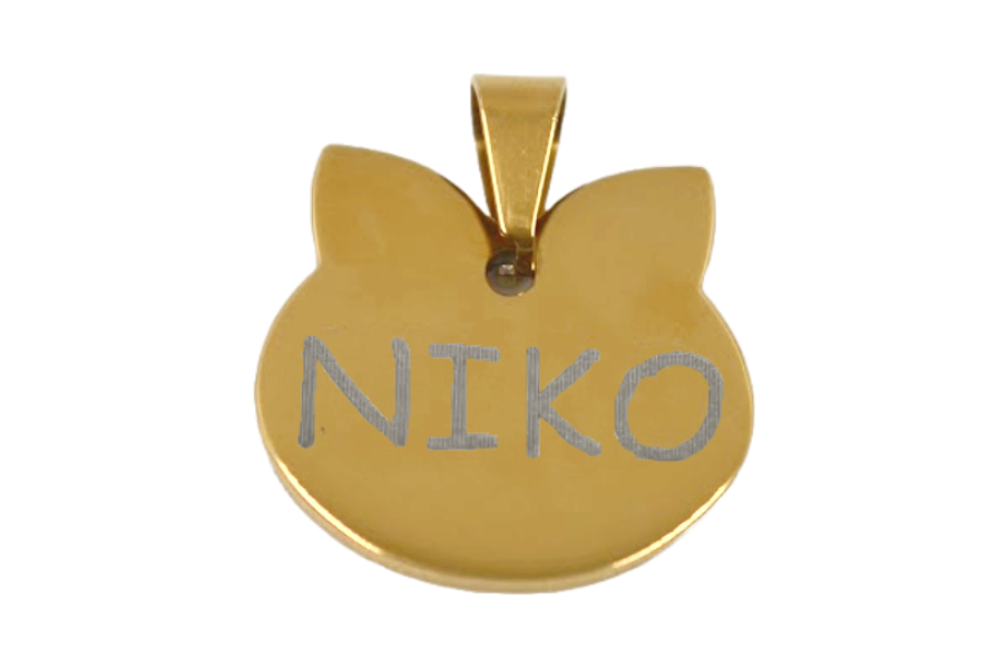 PLACA DE IDENTIFICACIÓN PERSONALIZABLE PARA MASCOTAS