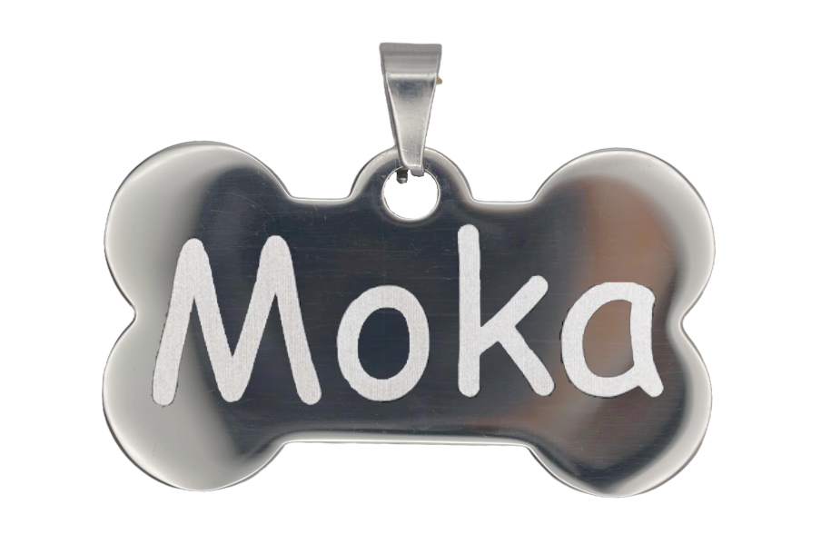 PLACA DE IDENTIFICACIÓN PERSONALIZABLE PARA MASCOTAS