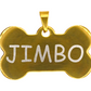 PLACA DE IDENTIFICACIÓN PERSONALIZABLE PARA MASCOTAS