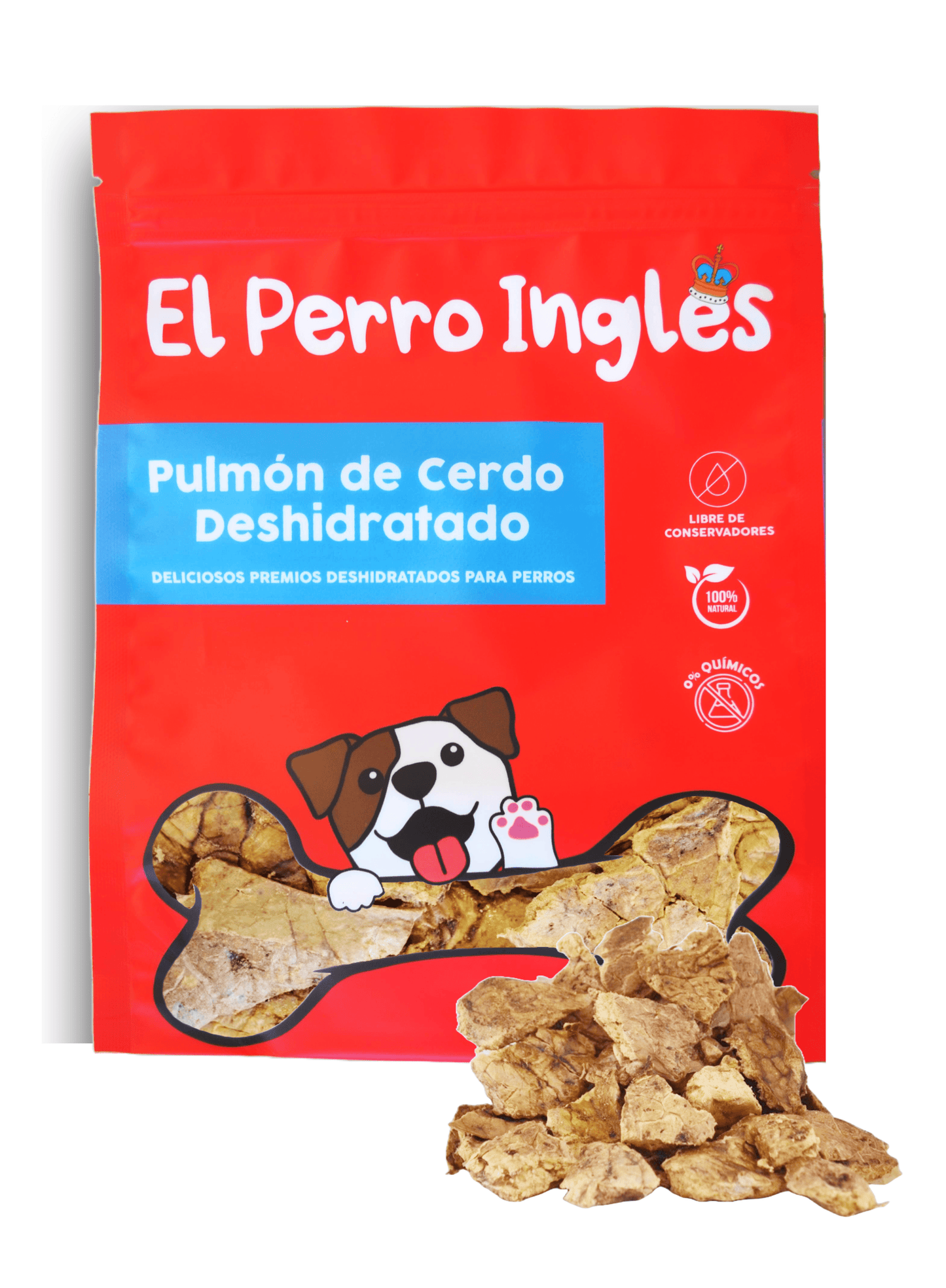 PULMÓN DE CERDO DESHIDRATADO