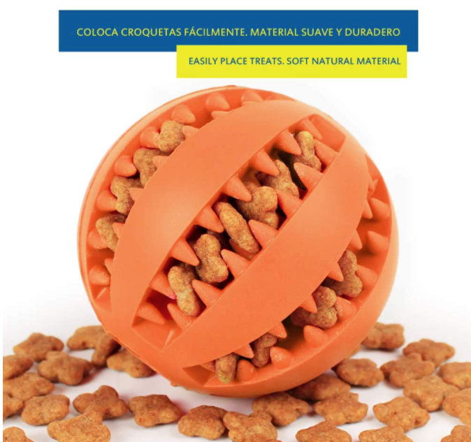 PELOTA INTERACTIVA, RELLENABLE DE PREMIOS Y MUY RESISTENTE