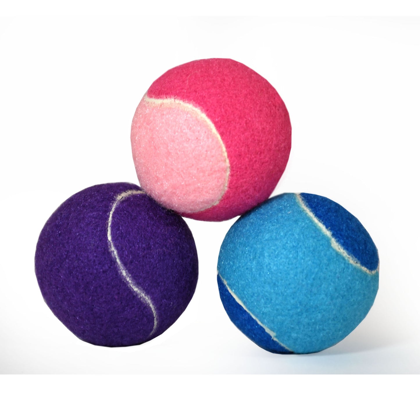 PAQUETE DE 3 PELOTAS DE TENIS CON SONIDO PARA PERRO