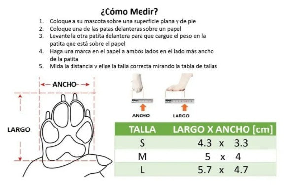 BOTAS IMPERMEABLES PARA PERROS CHICOS